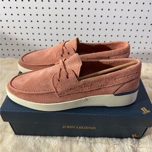 Sperry x John Legend Legend Boat Rust Suede Shoes Men’s 11.5